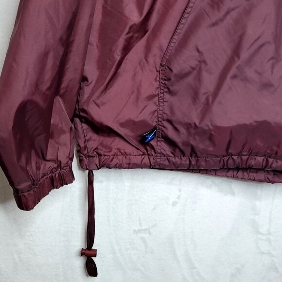 Vintage Virginia Tech Hokies Maroon Windbreaker Hooded Pullover Size Small - Picture 5 of 15